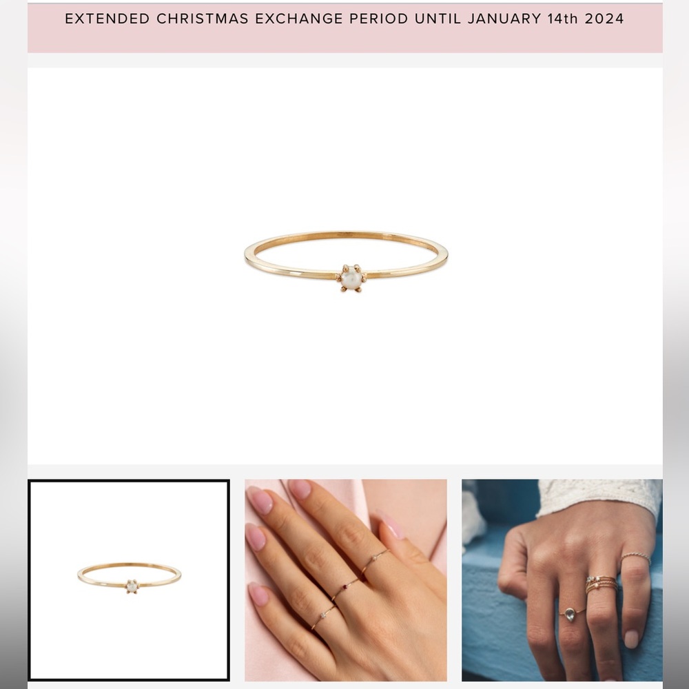 Babyanything gold ring